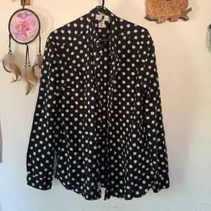 Black Polka Dot Longsleeve